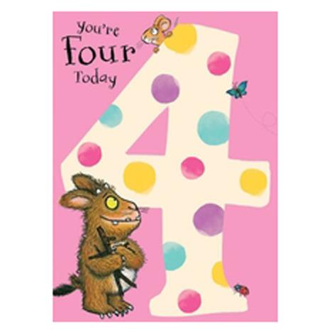 The Gruffalo 4th Birthday Card £1.99
